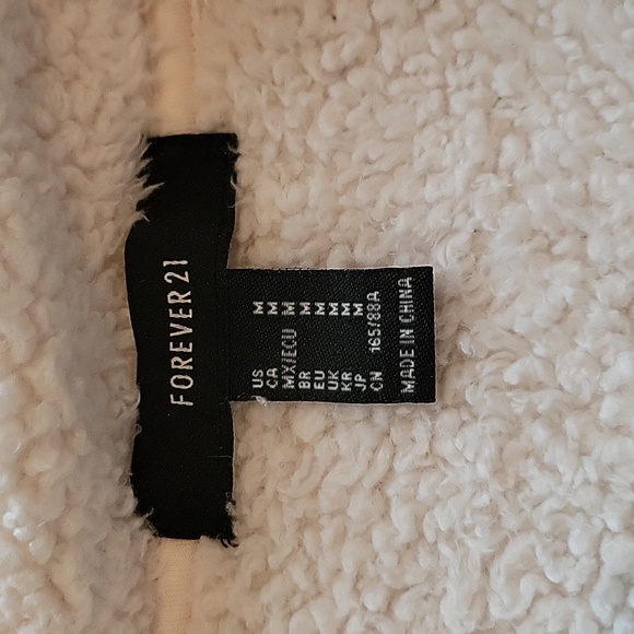 Forever21 Cozy Cream Sherpa Pullover - Picture 2 of 3